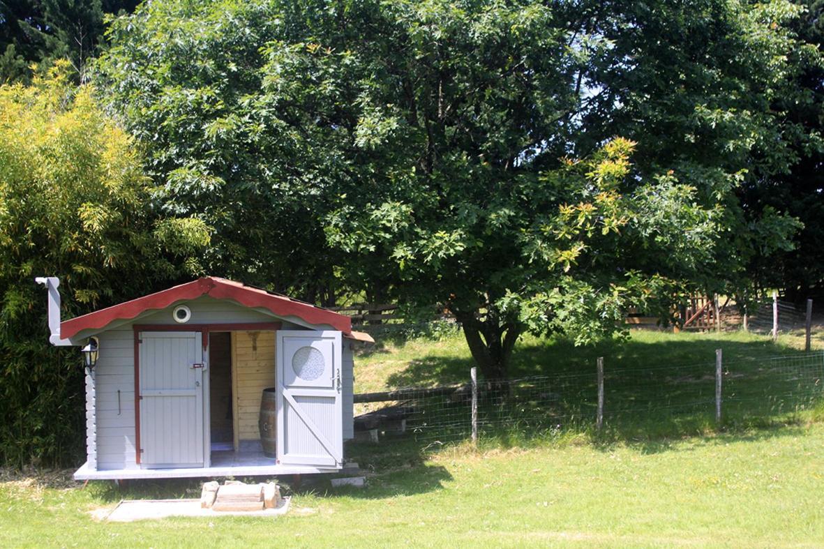 Tente Trappeur Ada, Au Jardin De La Vouivre Saint-Vincent-en-Bresse Exteriör bild
