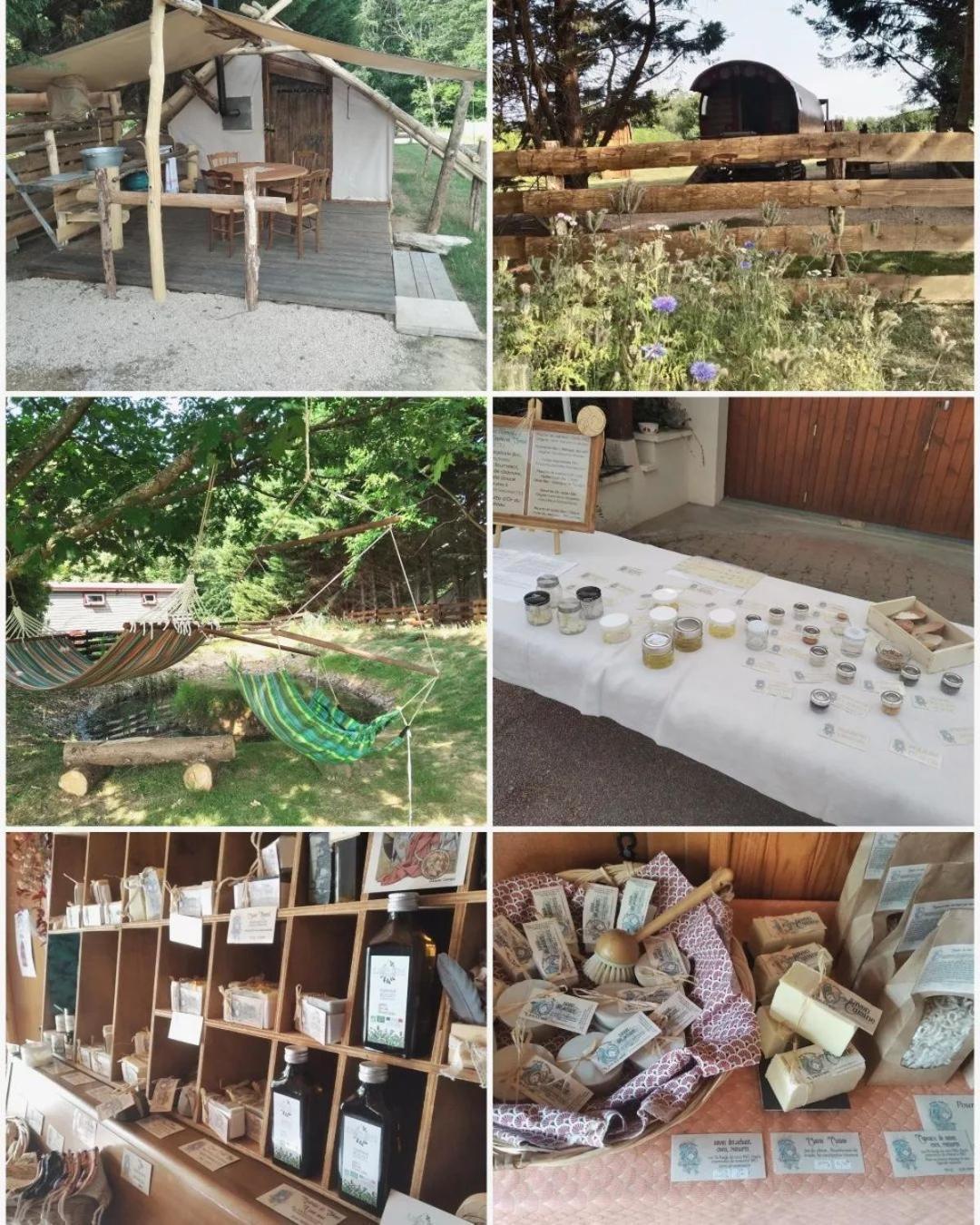 Tente Trappeur Ada, Au Jardin De La Vouivre Saint-Vincent-en-Bresse Exteriör bild