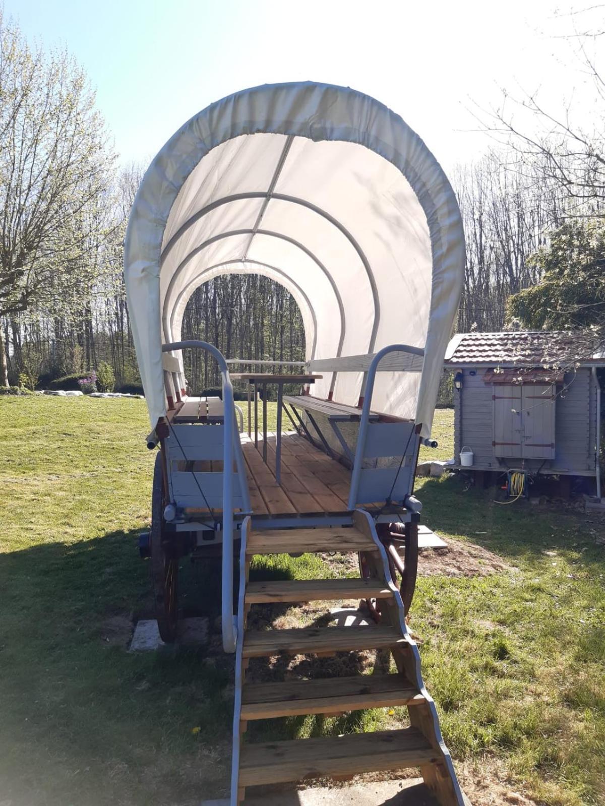 Tente Trappeur Ada, Au Jardin De La Vouivre Saint-Vincent-en-Bresse Exteriör bild